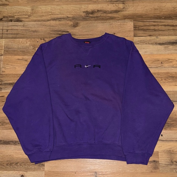 90s Nike Air Center Swoosh Team Crewneck Sweatshirt